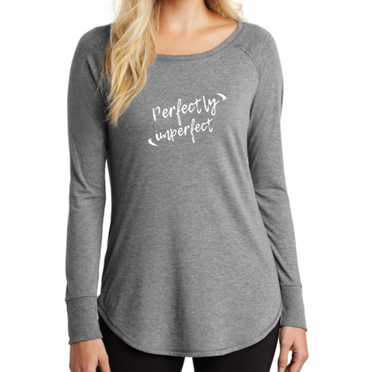 Perfectly Imperfect Long Sleeve Tunic Tee