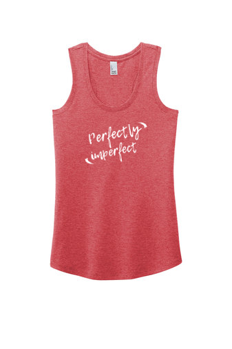 "Perfectly Imperfect" Perfect Tri Racerback Tank